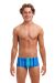 Funky Trunks Boys Lane Lines Sidewinder Trunks - Blue