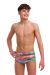 Funky Trunks Boys Static Stack Sidewinder Trunks - Multi