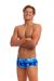 Funky Trunks Mens Dive In Sidewinder Trunk - Blue