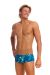 Funky Trunks Mens Help Me Rhombus Sidewinder Trunk - Blue/Green
