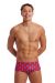 Funky Trunks Mens Hot Volt Sidewinder Trunk - Red/Blue