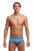 Funky Trunks Mens Jack Stack Sidewinder Trunk - Blue/Multi