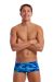 Funky Trunks Mens Pace Racer Sidewinder Trunk - Blue