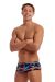 Funky Trunks Mens Pocket Rocket Sidewinder Trunk - Multi