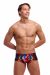 Funky Trunks Mens Pride Alive Sidewinder Trunk - Multi