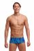 Funky Trunks Mens Snork City Sidewinder Trunk - Blue/Multi