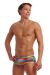 Funky Trunks Mens Static Stack Sidewinder Trunk - Multi