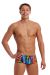 Funky Trunks Mens The Glitch Sidewinder Trunk - Multi