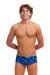 Funky Trunks Mens True Bluey Sidewinder Trunk - Blue