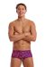 Funky Trunks Mens Walk Together Sidewinder Trunk - Pink/Multi
