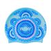 Way Funky Bundjalung Blue Swim Cap - Blue/Pink