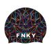 Way Funky Star Sign Swim Cap - Black/Multi