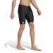 Adidas Mens Solid Swim Jammer - Black/White