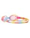 TYR Junior Swimple Tie Dye Goggles - Pink/Orange/Yellow/Tye Dye