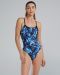 TYR Womens Reflecta Crosscut Tieback Swimsuit - Blue Ice