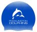 Pocklington 3pk Club Logo Only Swimming Cap - Blue/White