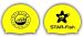 Stirling Yellow Club Logo Only Swimming Cap - Yellow/Black