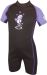 TWF Kids Seahorse 2mm Summer Shortie Wetsuit - Black/Purple
