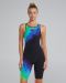 TYR Womens Venzo Volconyx Openback Kneeskin - Lime/Navy