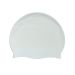 AK Adult Silicone Suede Swimming Cap - White