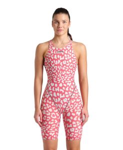 Arena Womens Powerskin ST Next Ltd Edition Kneesuit - Leopard Geranium
