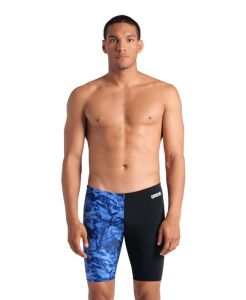 Arena Mens Team Crackle Swim Jammer - Black/Team Royal