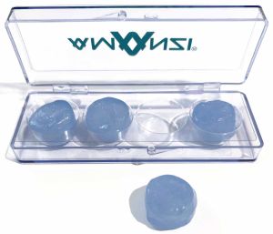 Amanzi Silicone Ear Plugs - Sky