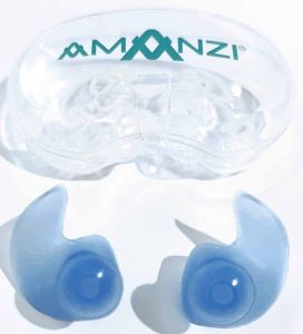 Amanzi Moulded Ear Plugs - Sky