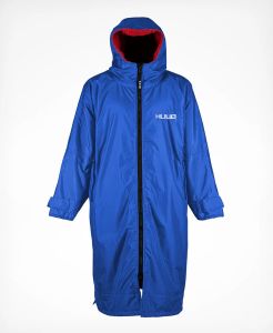 HUUB Changing Robe - Long Sleeve - Royal Blue/Red