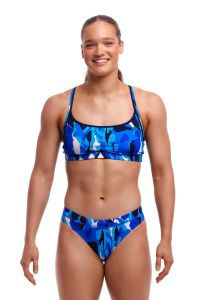 Funkita Ladies Chaz Michael Sports Top - Blue/Multi