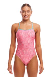 Funkita Ladies Sweet Releaf Single Strap One Piece Swimsuit - Multi