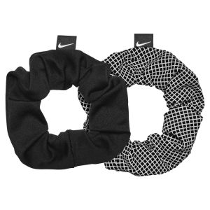 Nike Gathered Hair Ties 2pk Reflective - Black