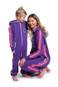 Swimzi Girls Purple Star Onesie - Purple
