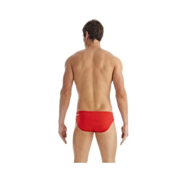 Speedo Superiority Red Costume Briefs child resistant to chlorine pool race 