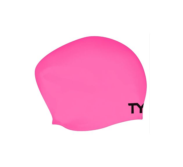 Tyr Long Hair Wrinkle Free Silicone Cap (lcsl693) in Pink