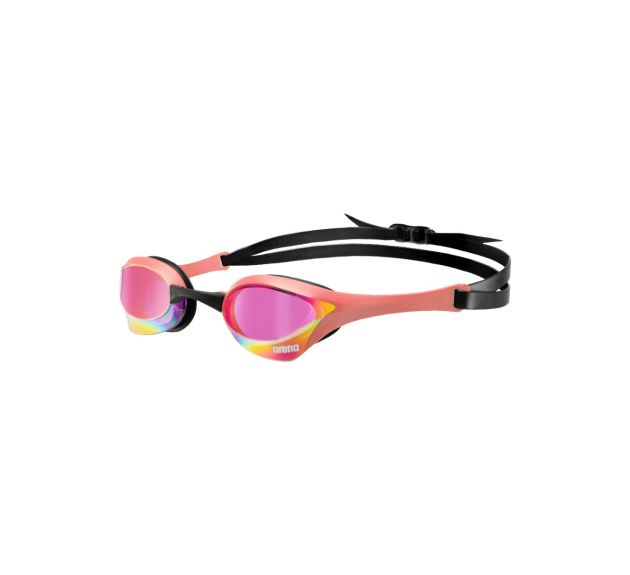 Arena Cobra Ultra Swipe Mirror Racing Goggles Violet Coral Swimming Goggles Free Returns