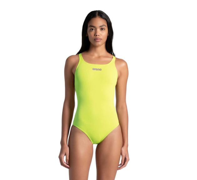 Arena Womens Solid Swim Pro Team Swimsuit Soft Green