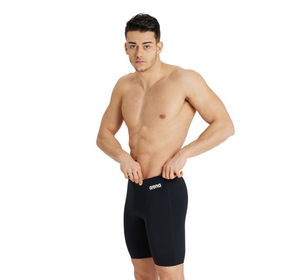 Black swim jammers sales