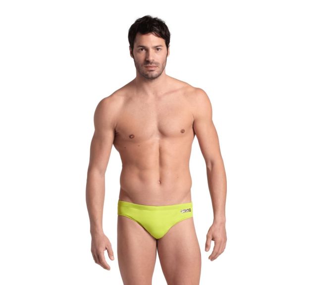 Arena Mens Solid Team Swim Briefs Soft Green Swimwear Sale