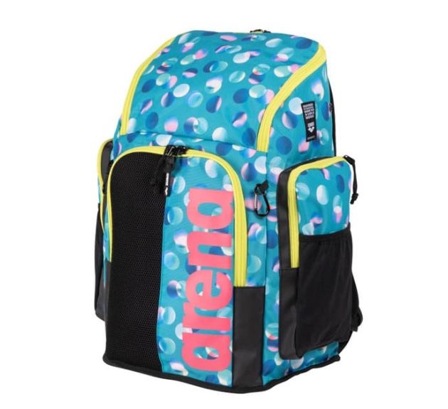 Arena Spiky III Allover Backpack 45 Confetti Backpacks Swim Bags