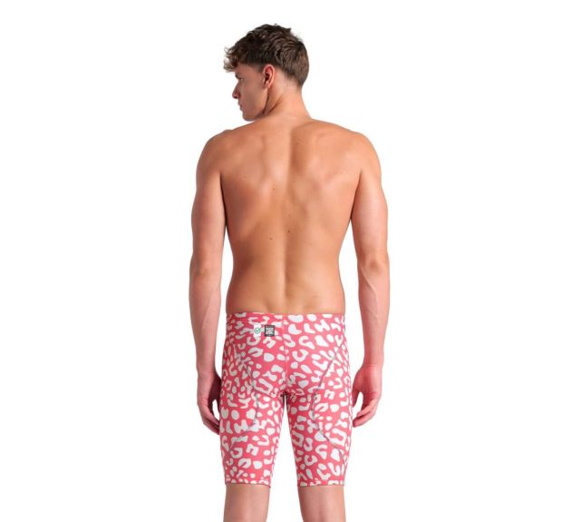 Arena Mens Powerskin ST Next Ltd Edition Jammer - Leopard Geranium