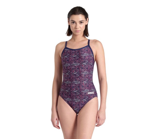 Red white and blue one piece swimsuits top