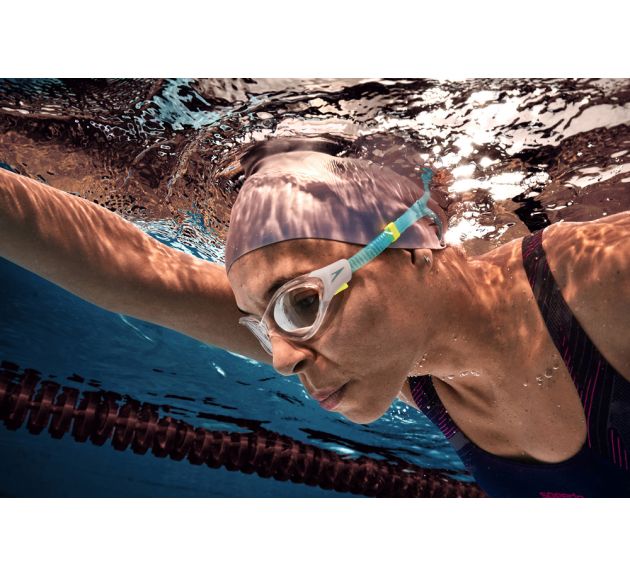 Speedo Biofuse 2.0 Female Fit Goggle Clear Blue Swimming Goggles Free Returns