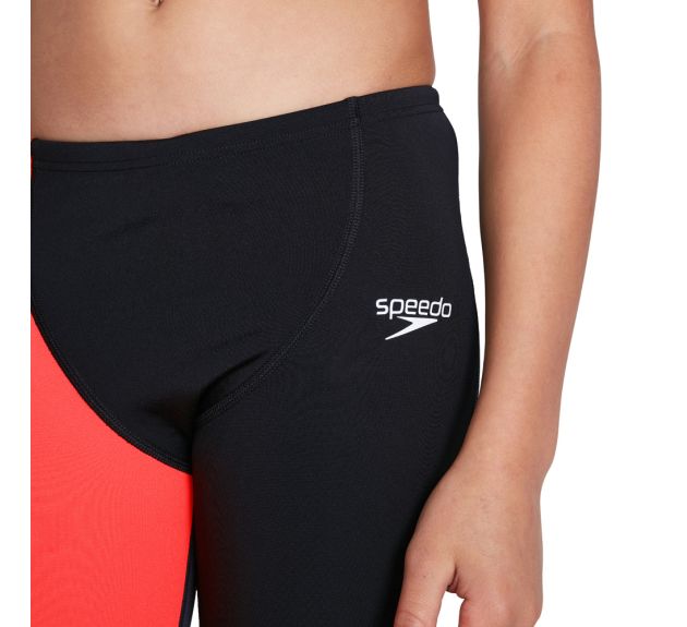 Speedo Boys Fastskin Junior Endurance+ High Waisted Jammer Black Speedo Boys Fastskin Junior Endurance+ High Waisted Jammer Black