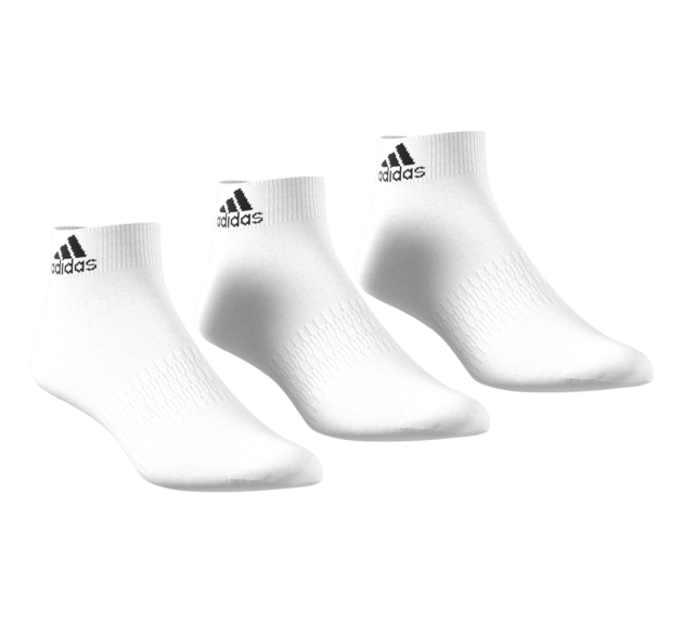 Adidas Ankle Socks 3 Pairs White Footwear Aqua Slides Sport Socks