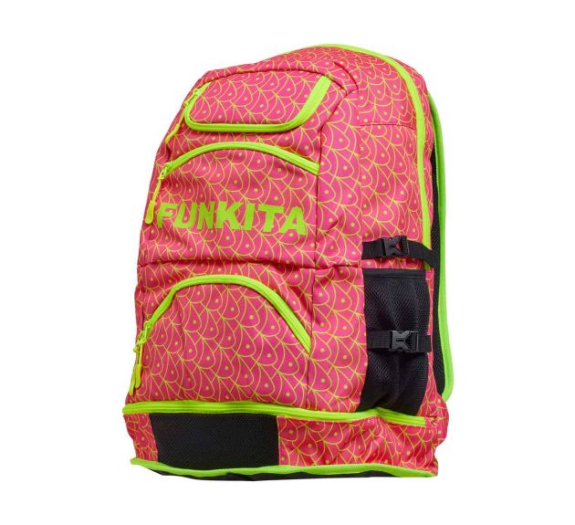 Pink yellow backpack 2025