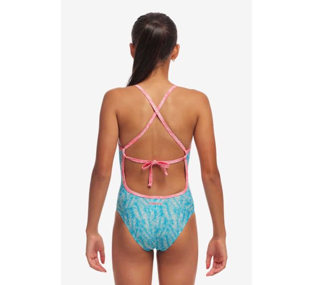 Funkita Girls Palm Star Tie Me Tight One Piece Swimsuit Multi Girls Swimsuits