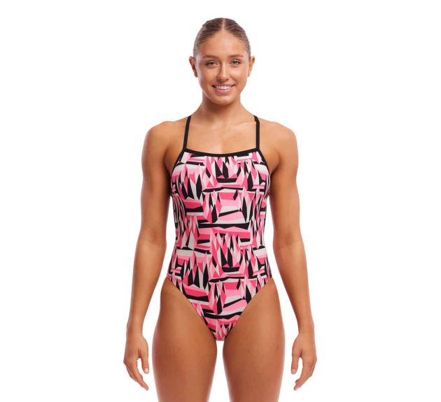 Funkita Ladies Sugar Hits Single Strength One Piece Swimsuit Multi