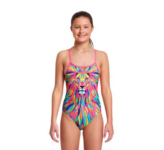Funkita Girls Pride Power Diamond Back One Piece Multi