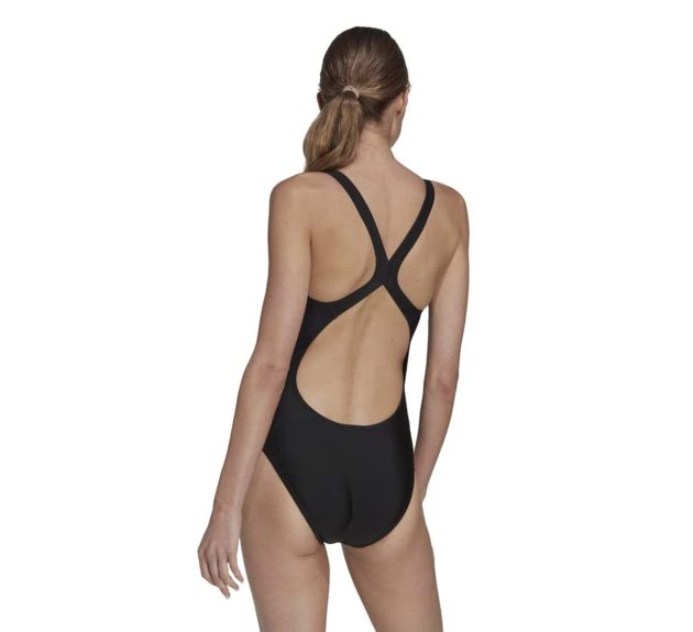Adidas logo swimsuit hotsell